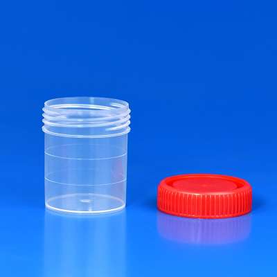 60ml specimen container Good Price Medical Cup Sterile Plastic Urine Sample Container 60ml 50ml