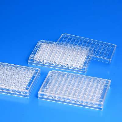 96well flat bottom  sterile hot tissue culture container Lab disposable cell culture plate With 96 Well