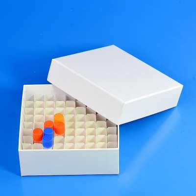 Lab Cardboard 81 well 1.8ml Cryo tube Paper Box