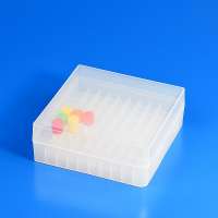 100 Holes 1.8ml 2ml  Cryotube Rack Plastic Cryotube Box Freezing Cryo Tube Box