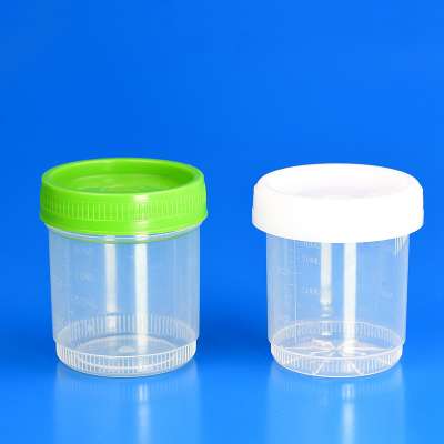 -95kpa Transport sample cup leakage-proof sterile medical disposable sterile  90ml 120ml specimen Urine test cup container